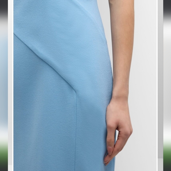 $1295_Sold out_ E.Stott Mila Sleeveless Crossover Wool Midi Dress - Picture 4 of 4